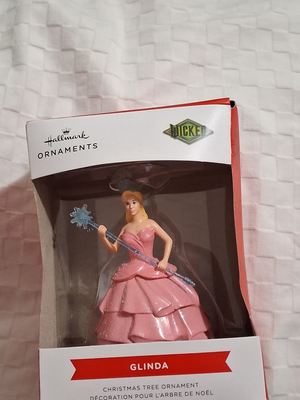 Hallmark Glinda Pink Christmas Tree Ornament